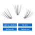 Cluster Eyelashes 0.07mm Thickness Individual Lashes 12-16mm C&D Curl 3 Row